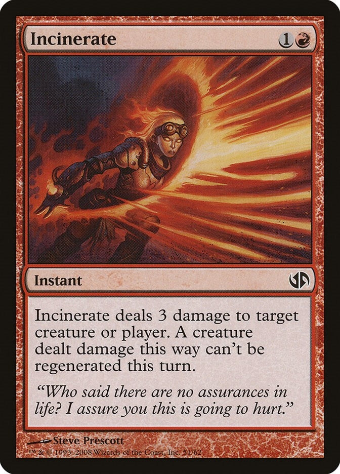Incinerate (51) [DD2] - MTG Single