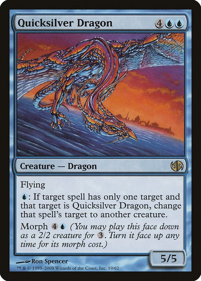 Quicksilver Dragon (19) [DD2] - MTG Single