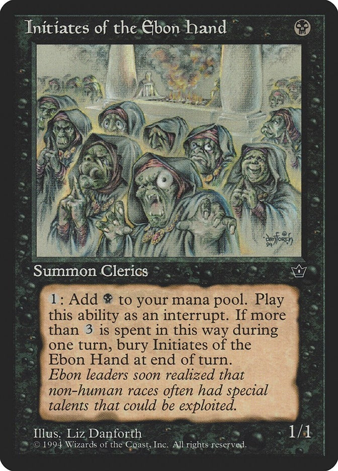 Initiates of the Ebon Hand (Danforth) [FEM] - MTG Single
