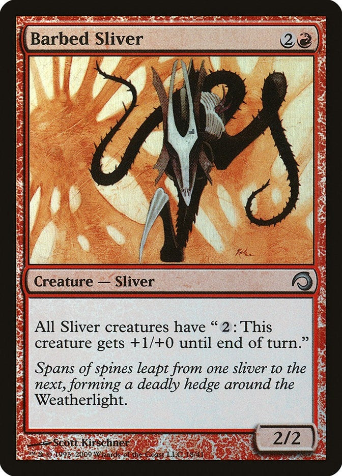 Barbed Sliver (18) [PDS] - MTG Single