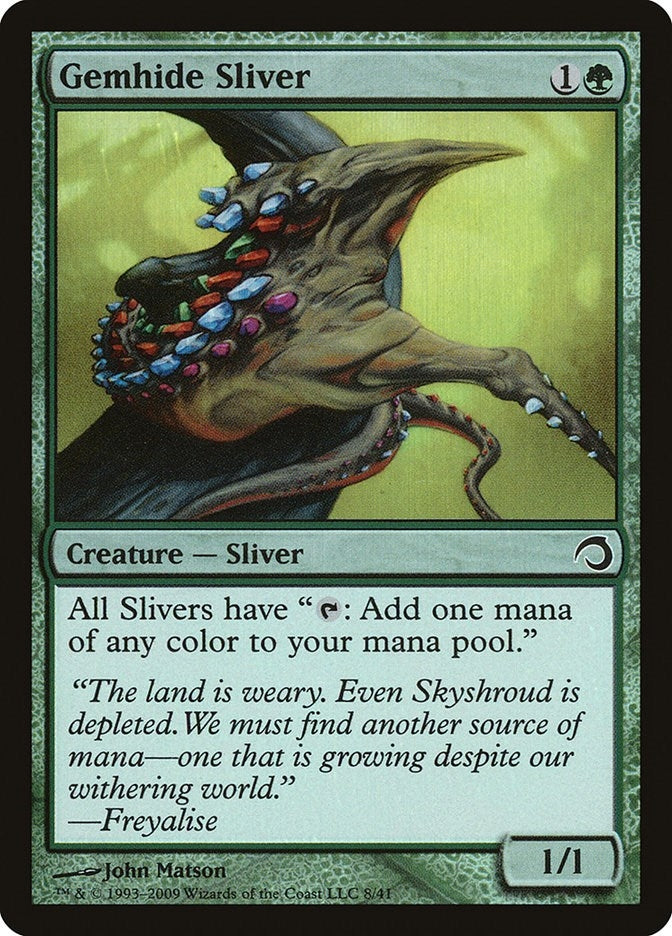 Gemhide Sliver (8) [PDS] - MTG Single