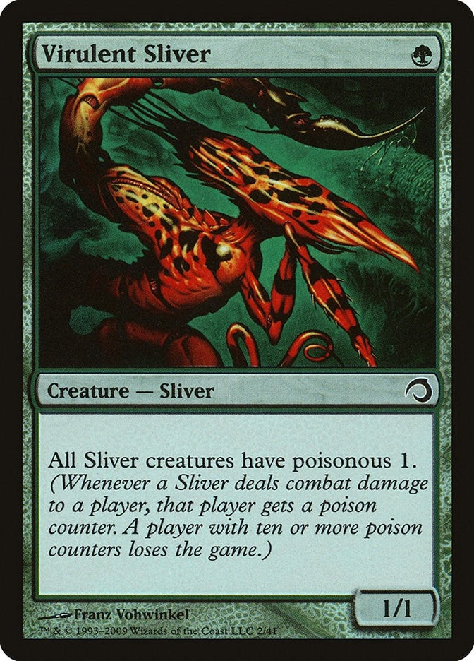 Virulent Sliver (2) [PDS] - MTG Single