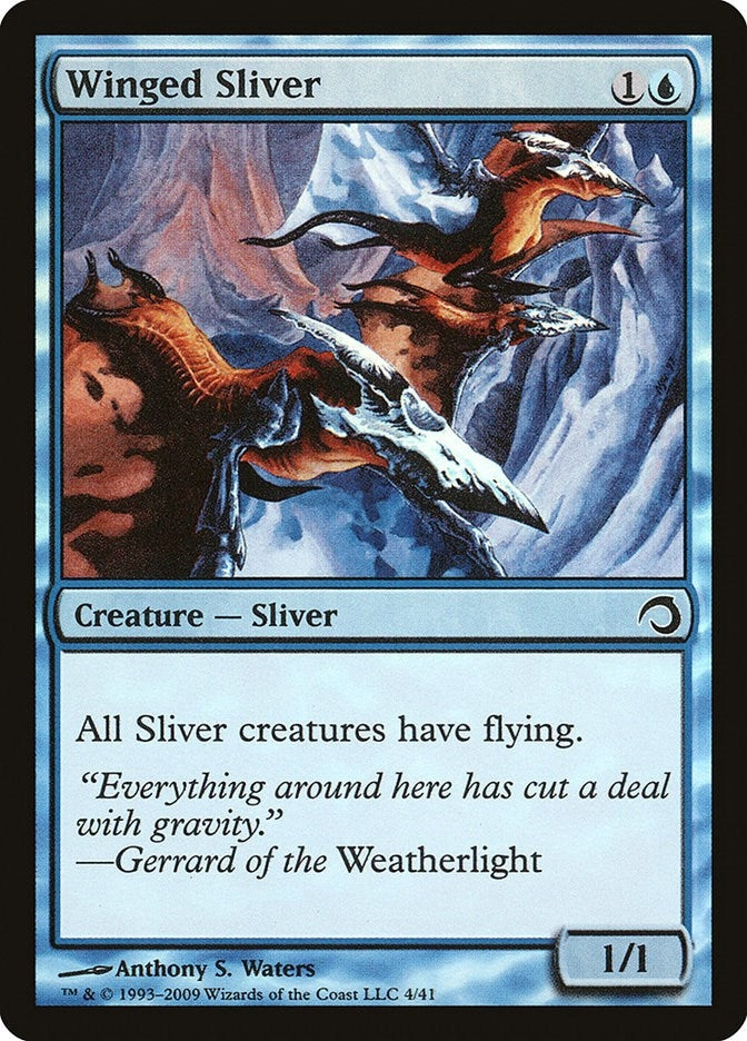 Winged Sliver (4) [PDS] - MTG Single