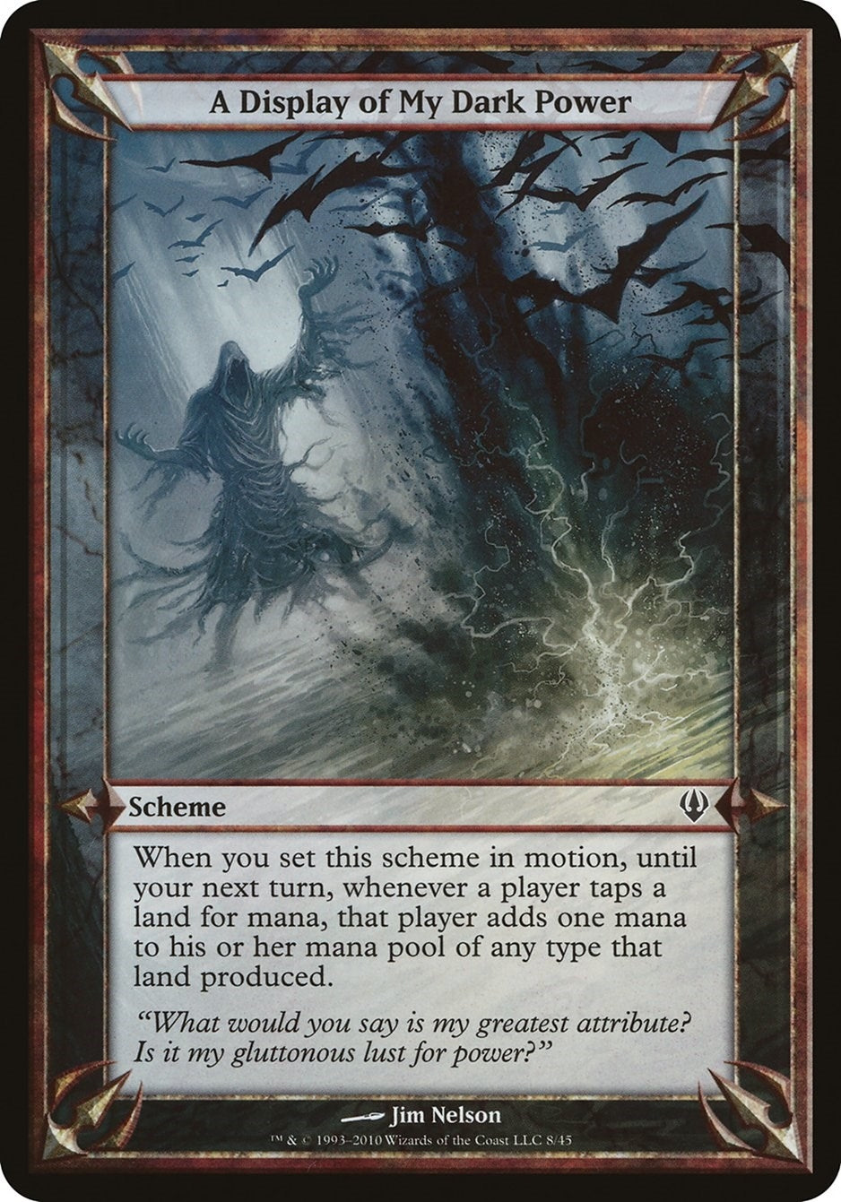 A Display of My Dark Power (Archenemy) [OVER] - MTG Single