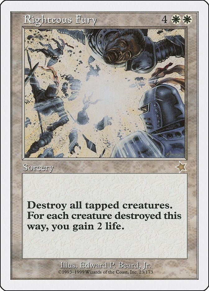 Righteous Fury (23) [S99] - MTG Single