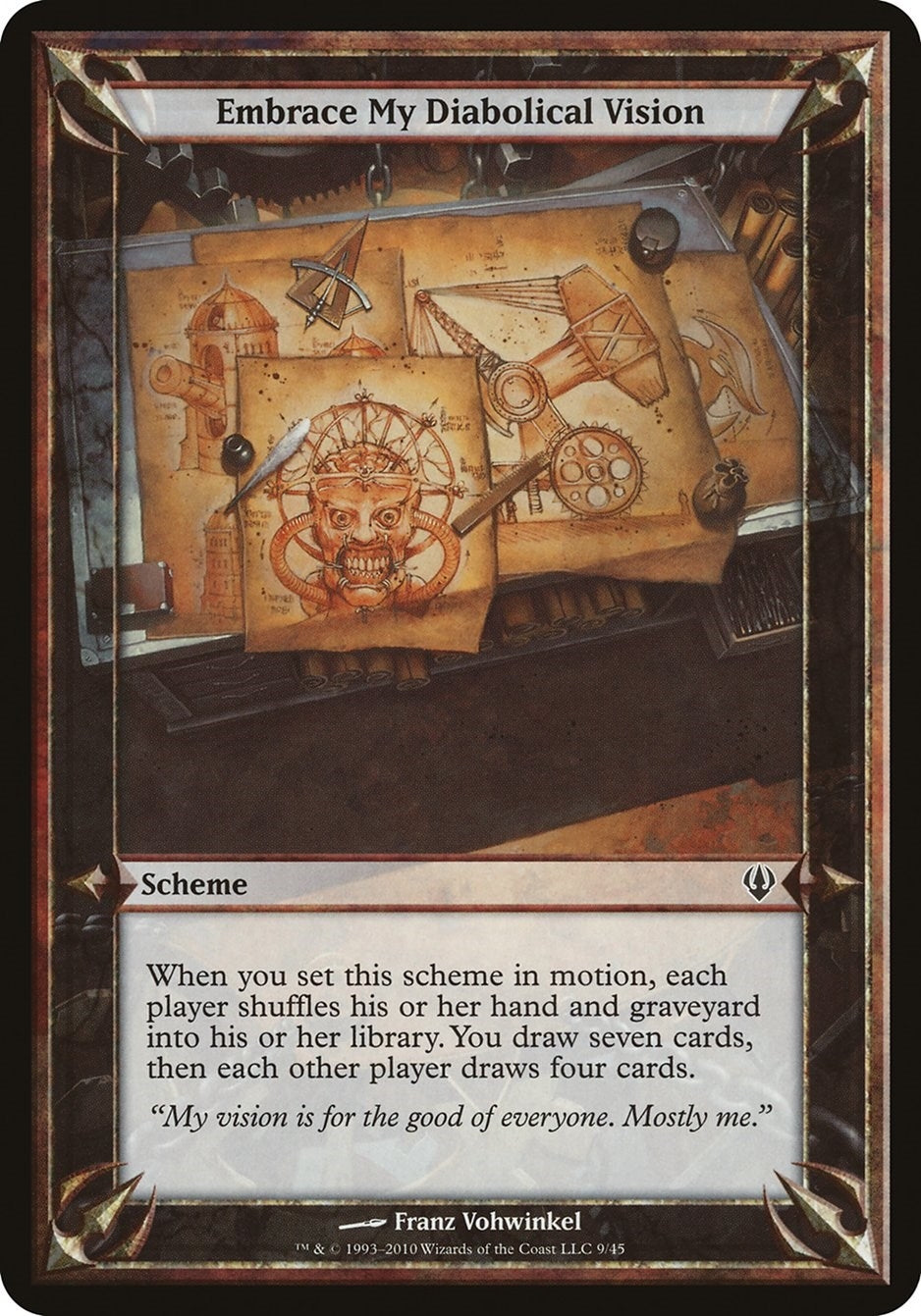 Embrace My Diabolical Vision (Archenemy) [OVER] - MTG Single