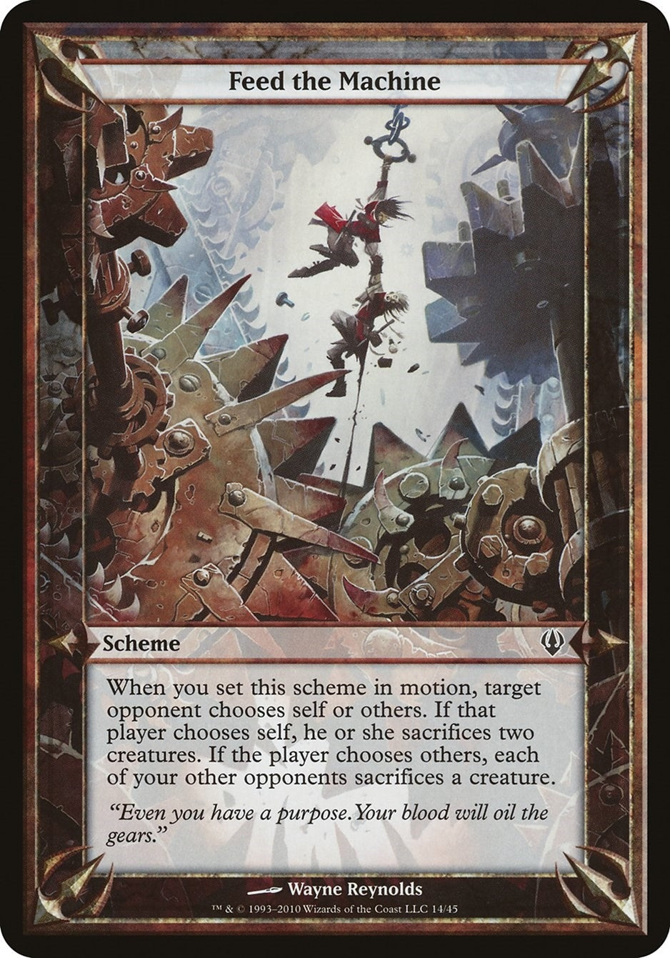 Feed the Machine (Archenemy) [OVER] - MTG Single