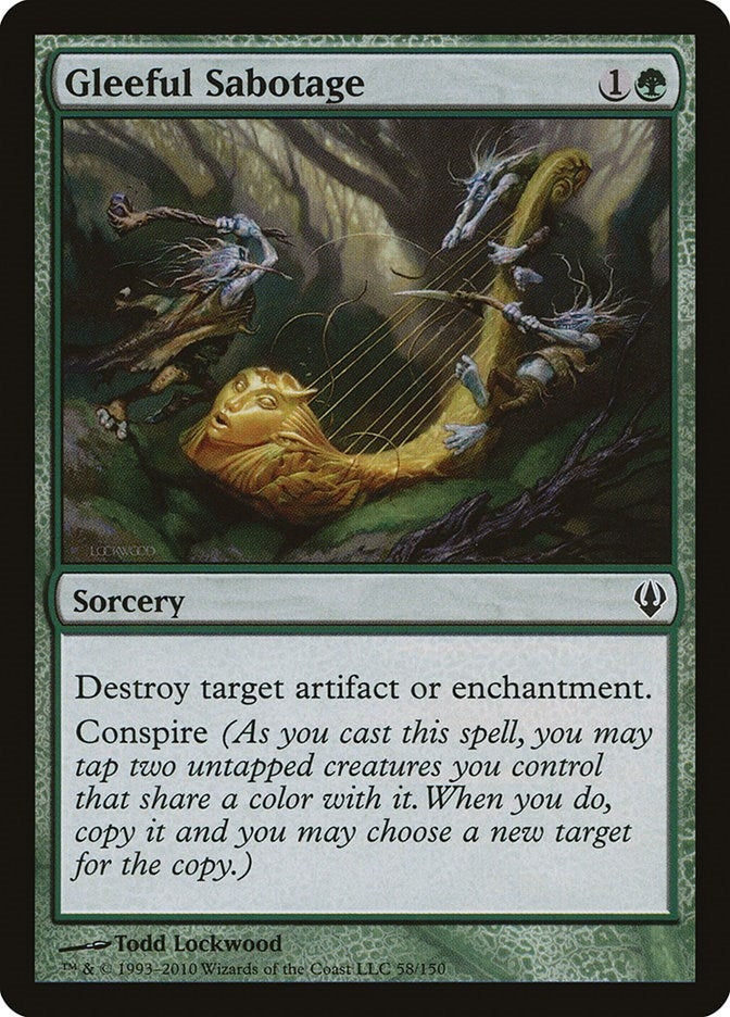 Gleeful Sabotage (58) [ARC] - MTG Single