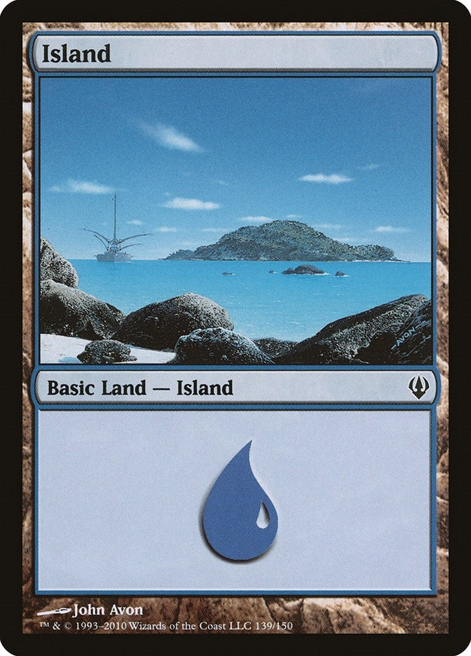 Island (139) (139) [ARC] - MTG Single