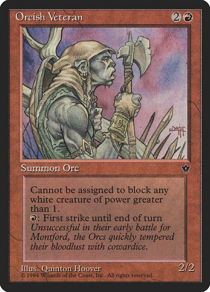 Orcish Veteran (Hoover) [FEM] - MTG Single