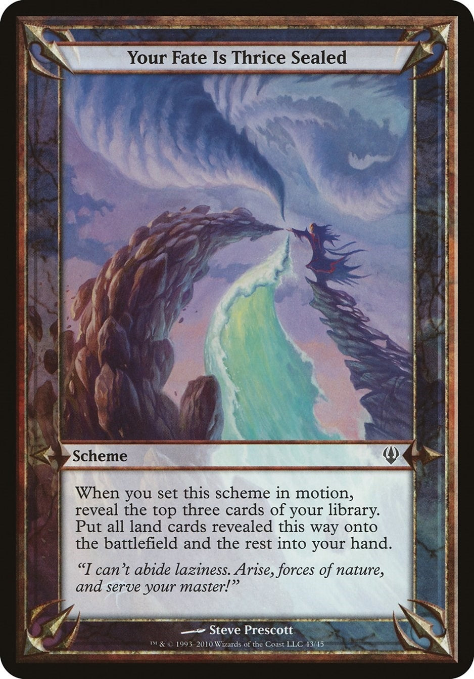Your Fate Is Thrice Sealed (Archenemy) [OVER] - MTG Single