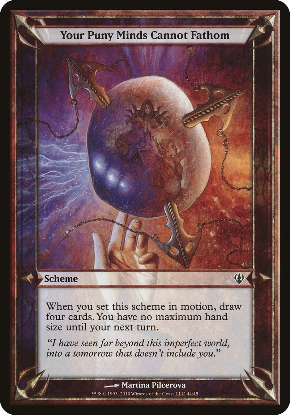 Your Puny Minds Cannot Fathom (Archenemy) [OVER] - MTG Single