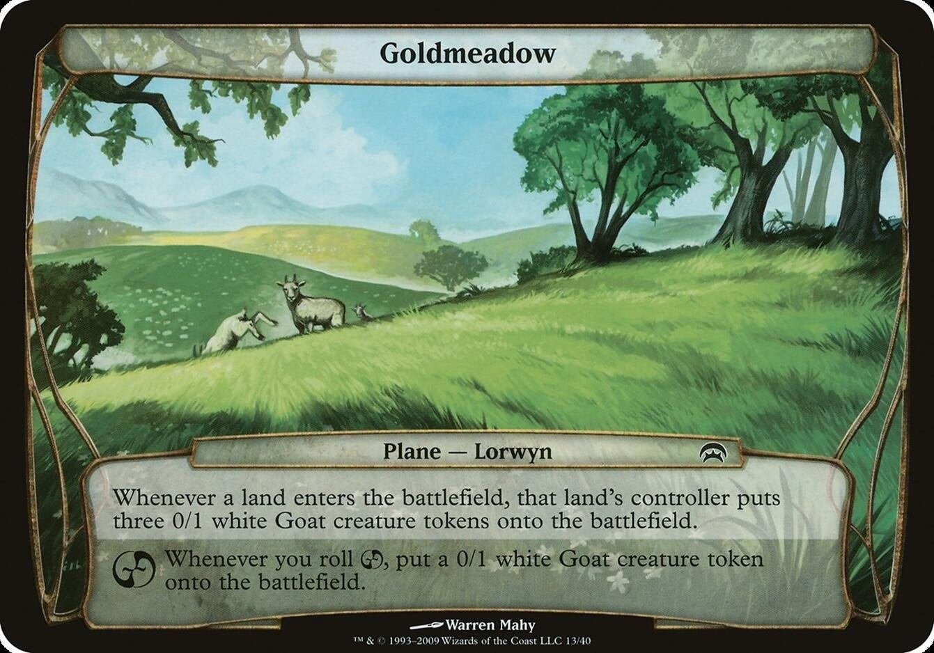 Goldmeadow (Planechase) [OVER] - MTG Single