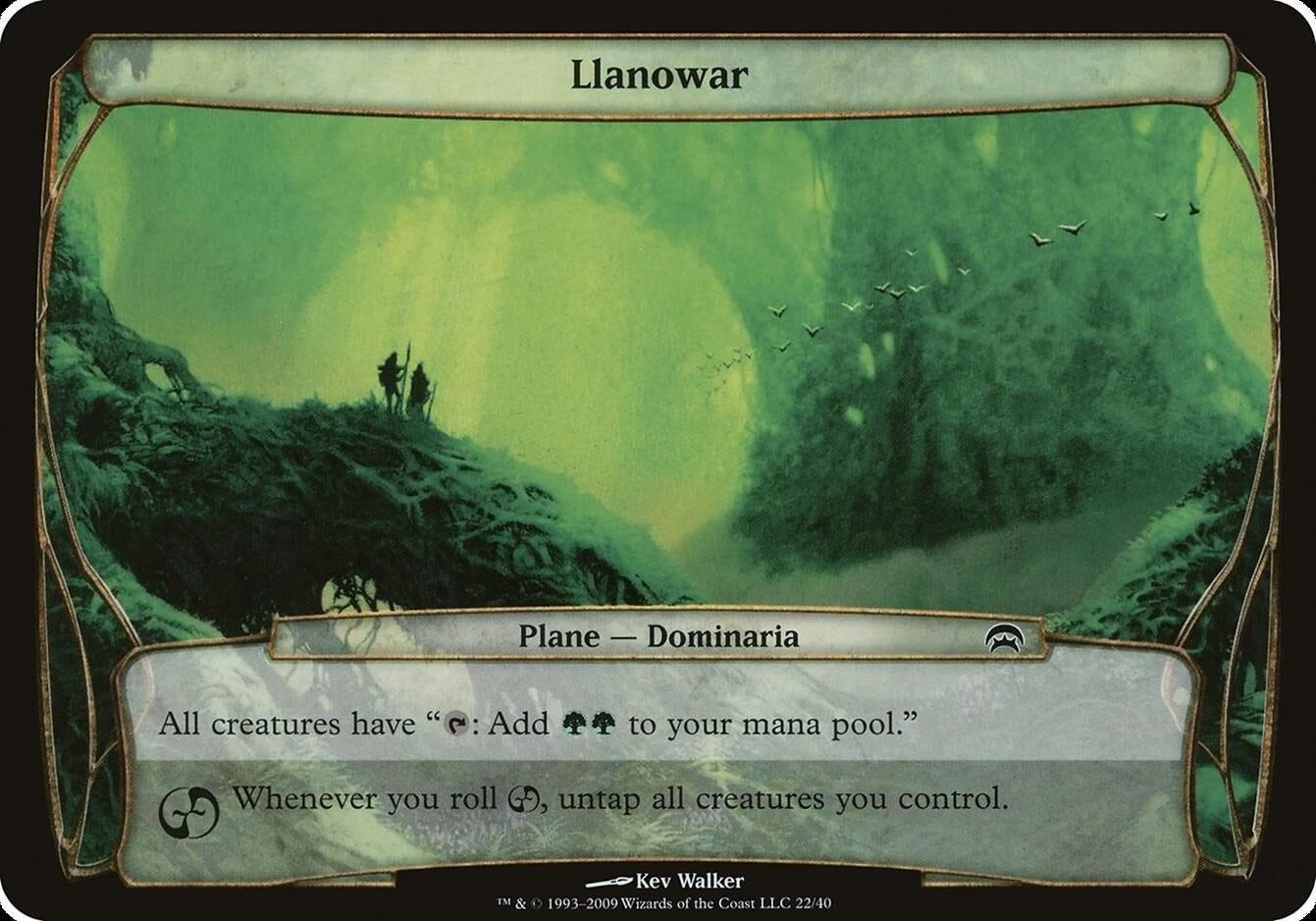 Llanowar (Planechase) [OVER] - MTG Single