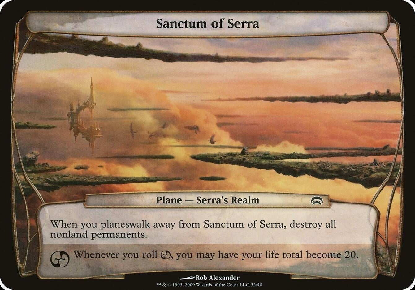 Sanctum of Serra (Planechase) [OVER] - MTG Single