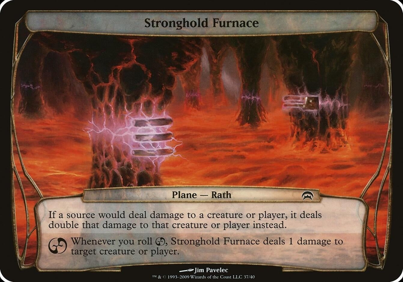 Stronghold Furnace (Planechase) [OVER] - MTG Single