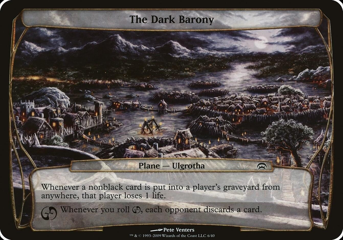 The Dark Barony (Planechase) [OVER] - MTG Single