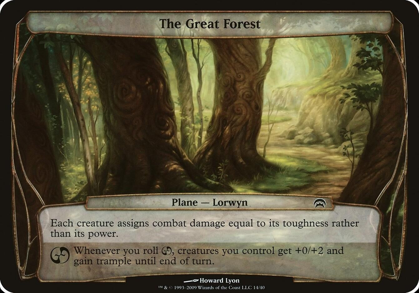 The Great Forest (Planechase) [OVER] - MTG Single