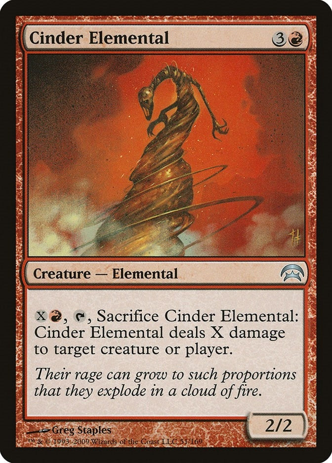 Cinder Elemental (51) [HOP] - MTG Single