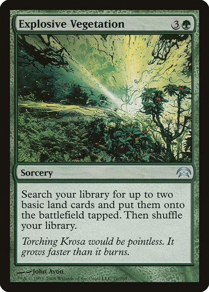 Explosive Vegetation (70) [HOP] - MTG Single