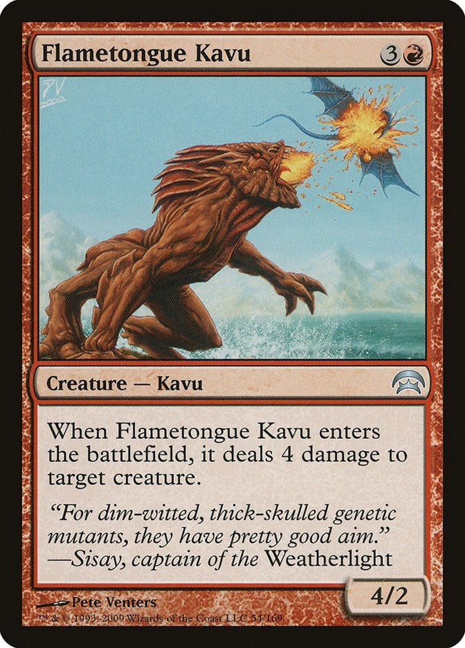 Flametongue Kavu (54) [HOP] - MTG Single