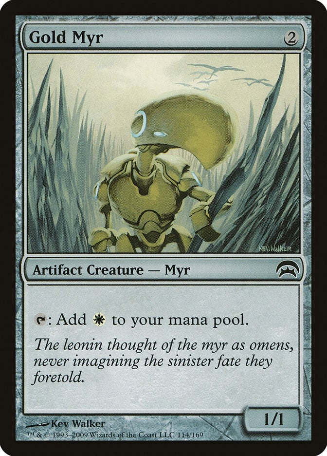 Gold Myr (114) [HOP] - MTG Single