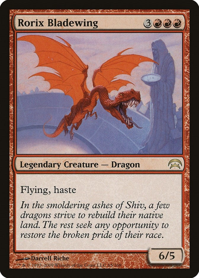Rorix Bladewing (65) [HOP] - MTG Single