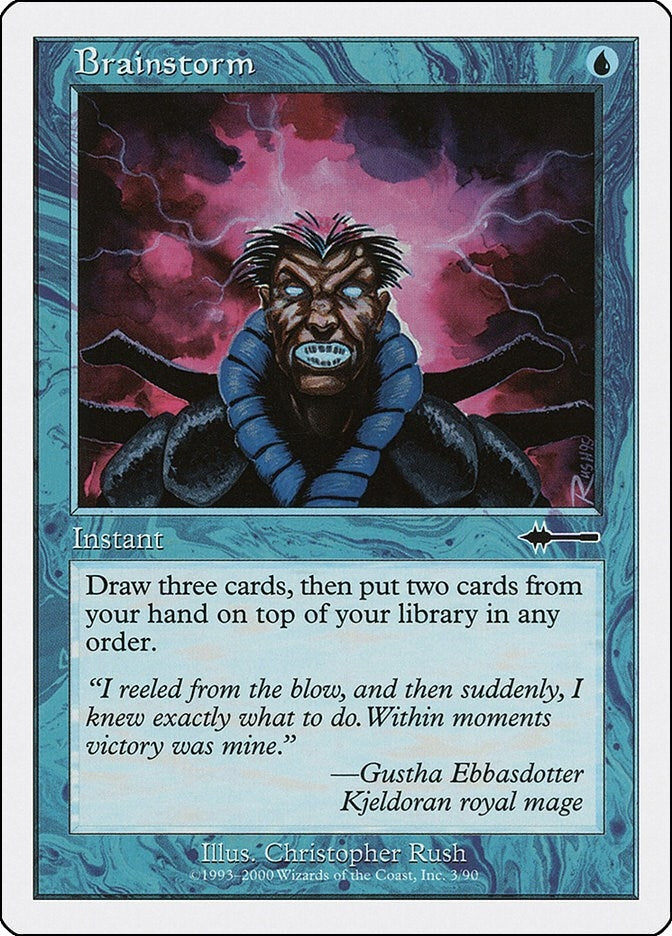 Brainstorm (3) [BTD] - MTG Single