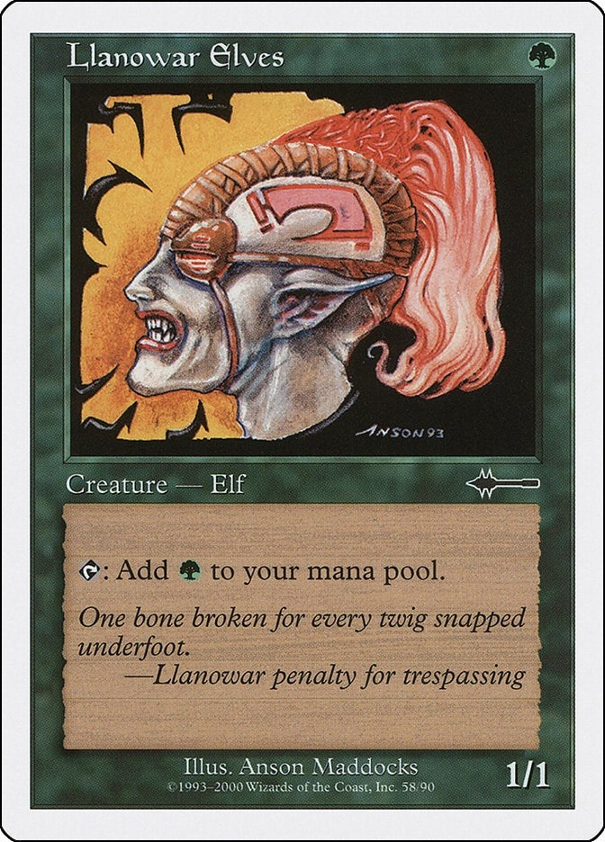Llanowar Elves (58) [BTD] - MTG Single