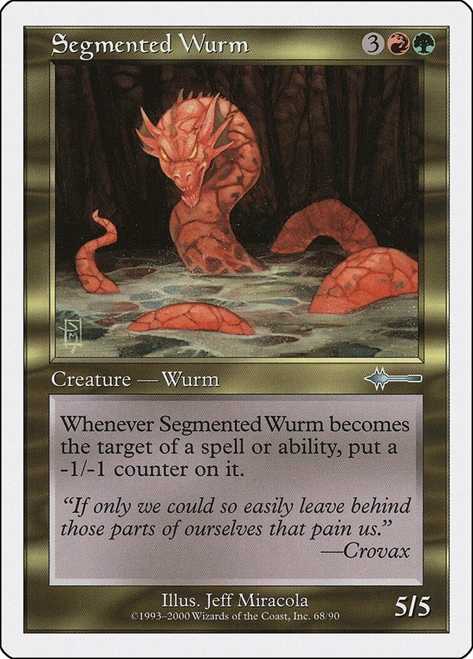 Segmented Wurm (68) [BTD] - MTG Single