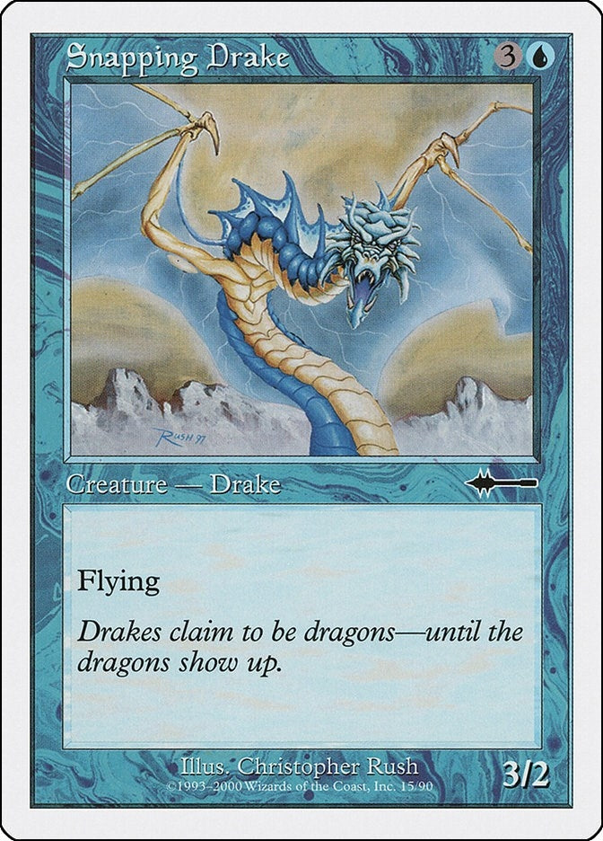 Snapping Drake (15) [BTD] - MTG Single