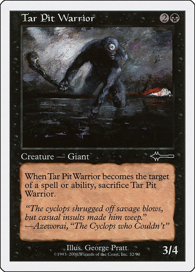 Tar Pit Warrior (32) [BTD] - MTG Single