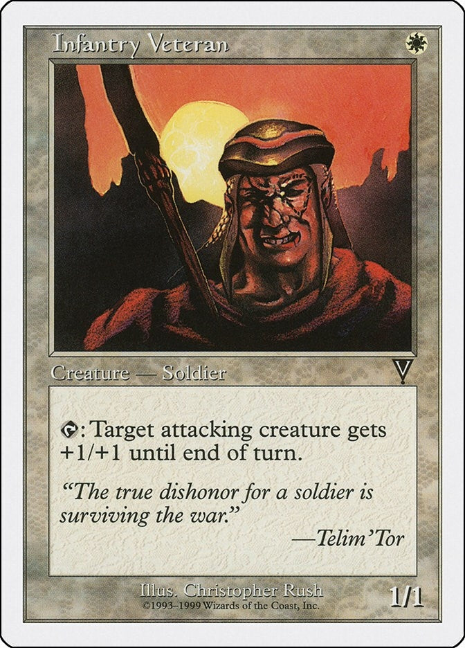 Infantry Veteran [BRB] - MTG Single