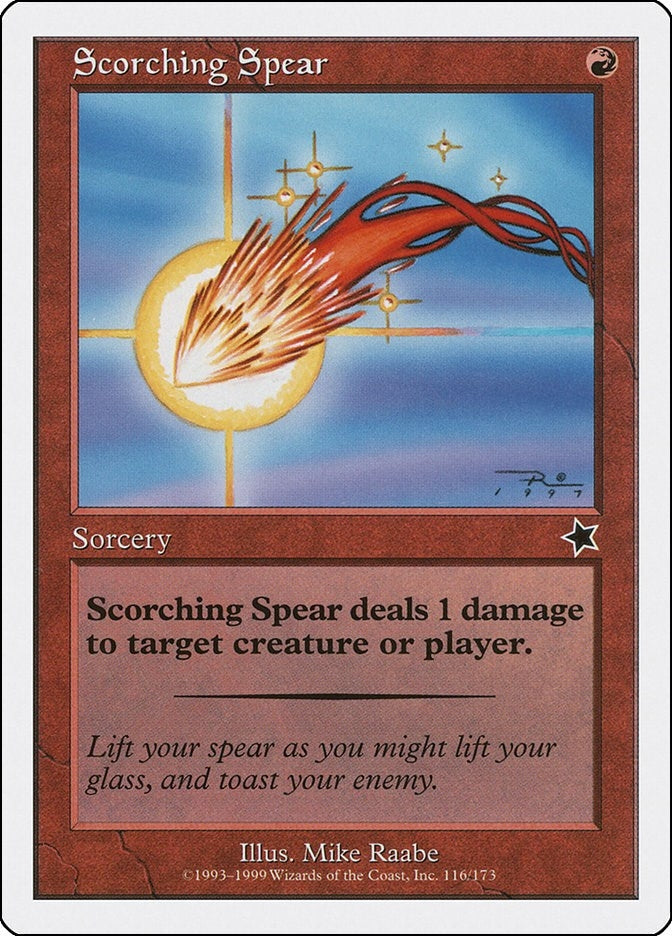 Scorching Spear (116) [S99] - MTG Single
