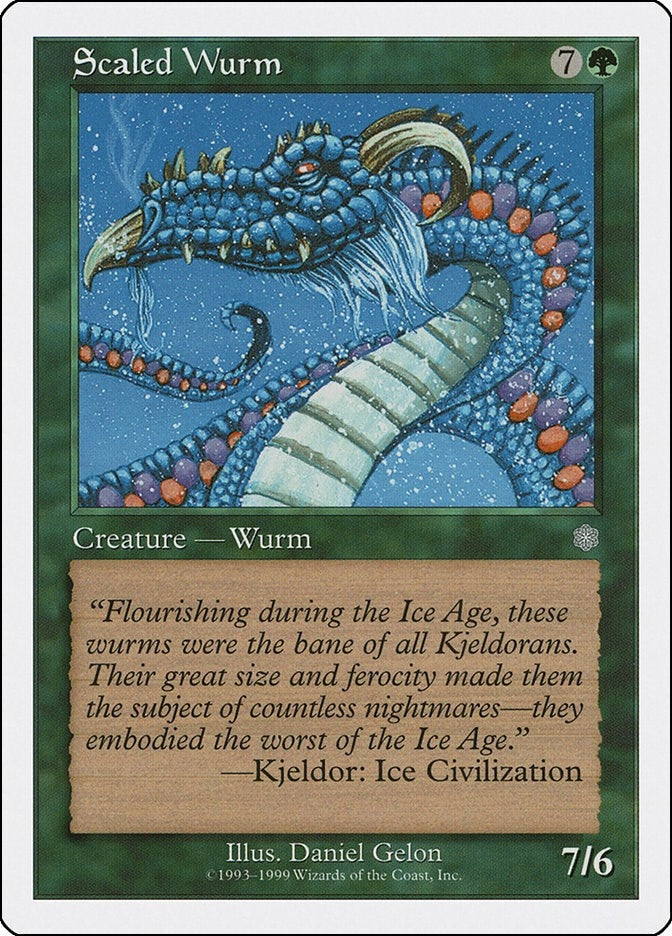 Scaled Wurm [BRB] - MTG Single