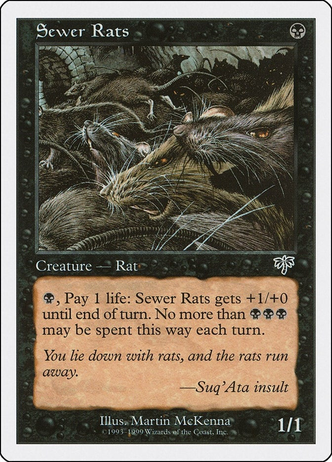 Sewer Rats [BRB] - MTG Single