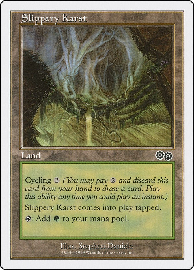 Slippery Karst [BRB] - MTG Single