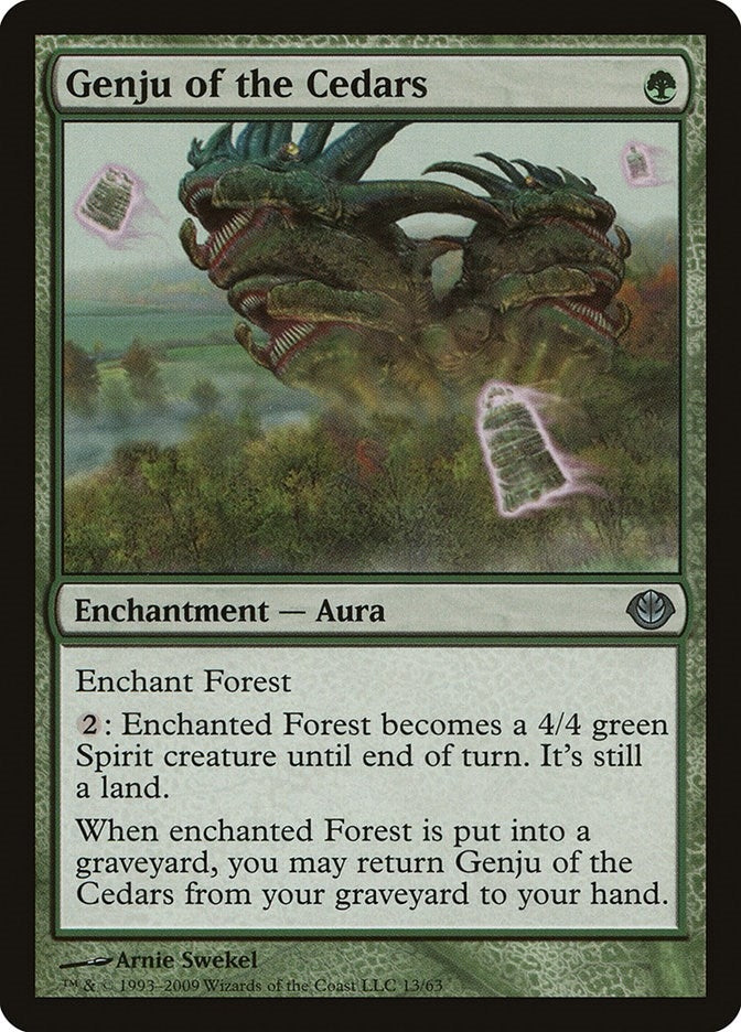 Genju of the Cedars (13) [DDD] - MTG Single
