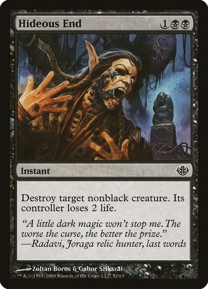 Hideous End (52) [DDD] - MTG Single
