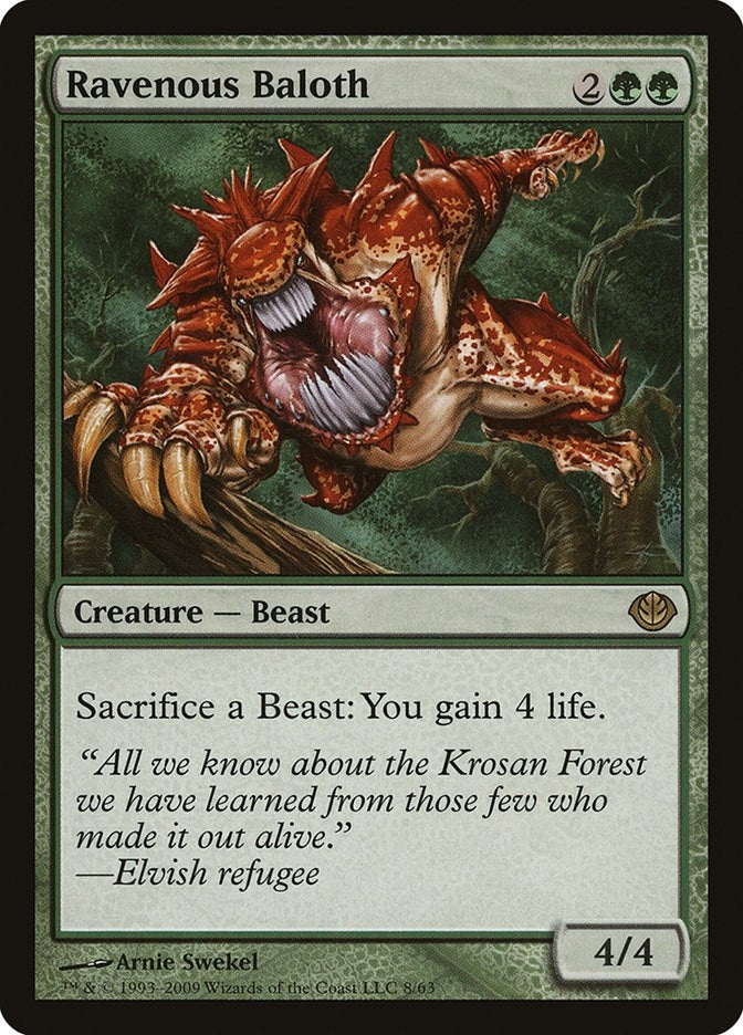 Ravenous Baloth (8) [DDD] - MTG Single