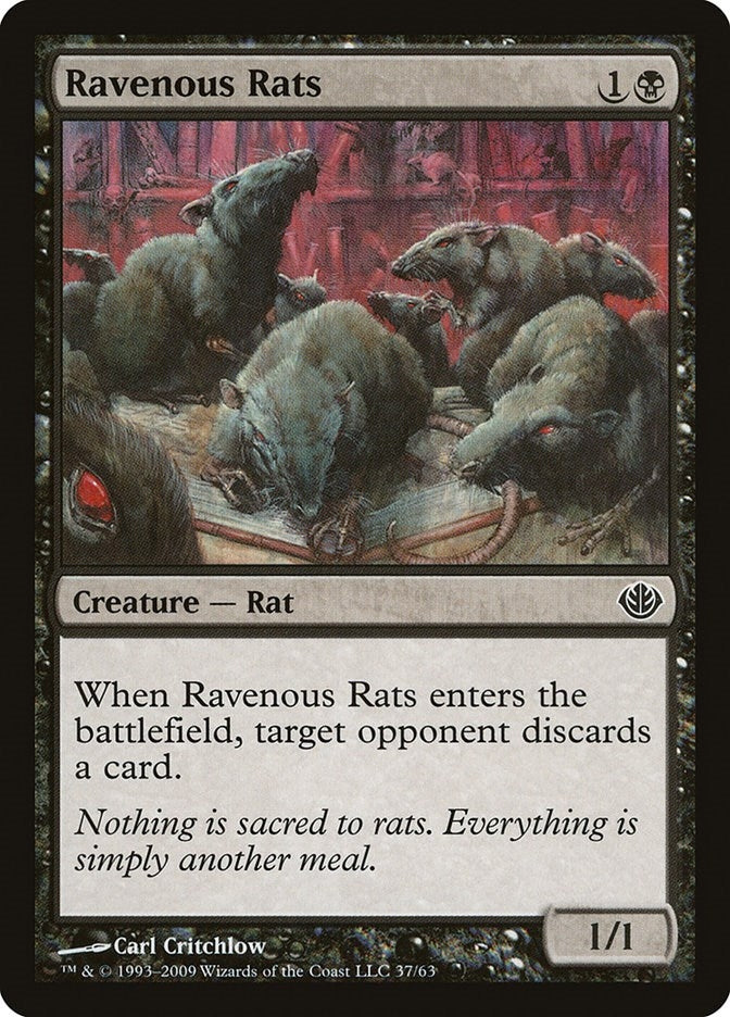 Ravenous Rats (37) [DDD] - MTG Single