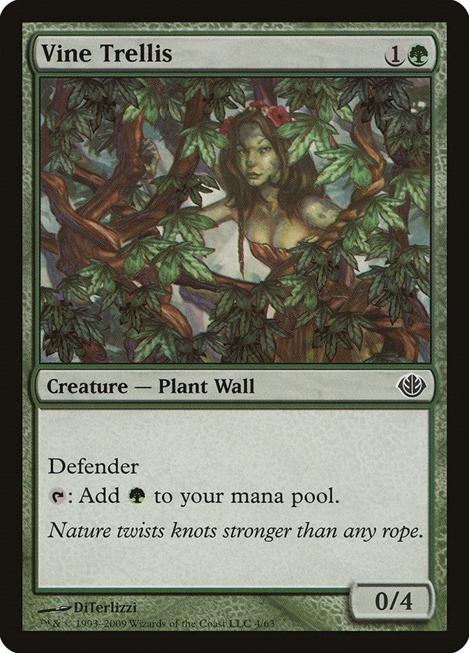 Vine Trellis (4) [DDD] - MTG Single