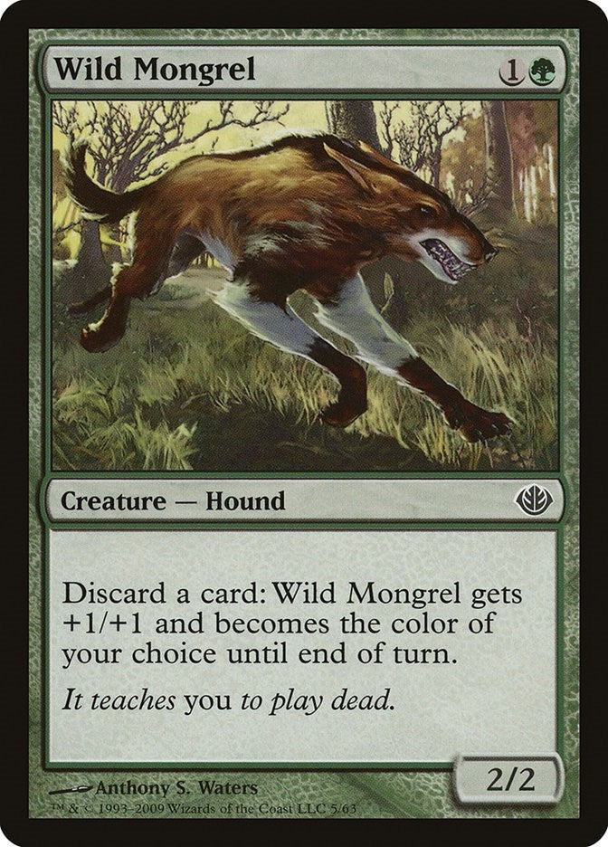 Wild Mongrel (5) [DDD] - MTG Single