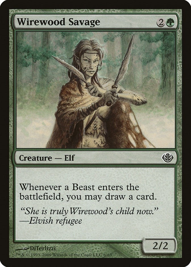 Wirewood Savage (6) [DDD] - MTG Single