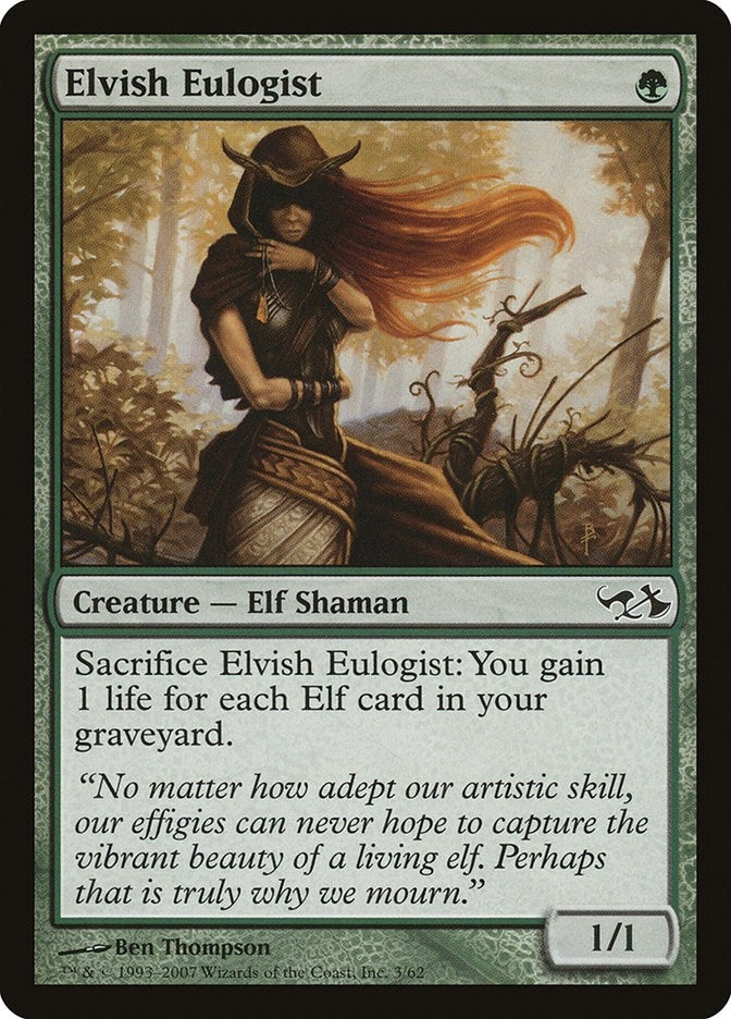 Elvish Eulogist (3) [EVG] - MTG Single