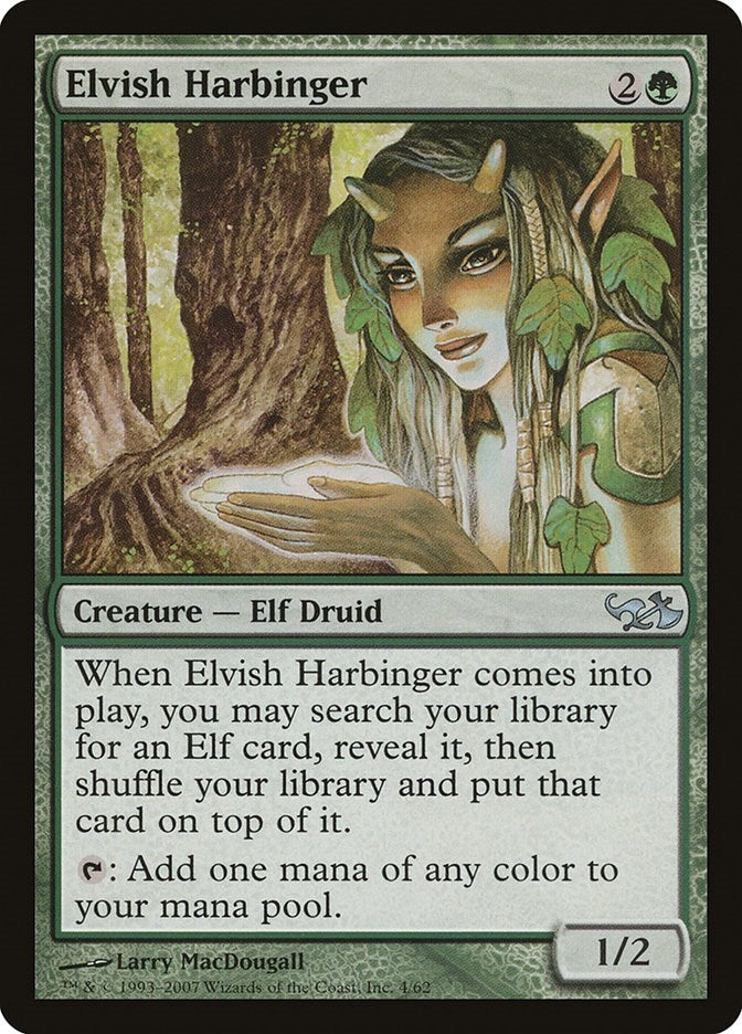 Elvish Harbinger (4) [EVG] - MTG Single