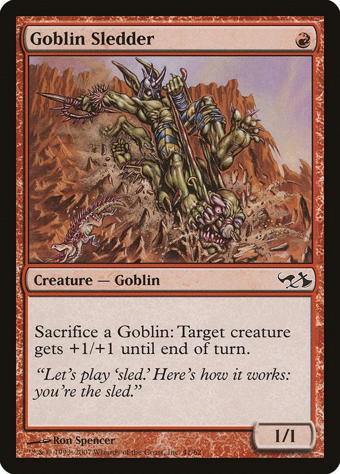 Goblin Sledder (41) [EVG] - MTG Single
