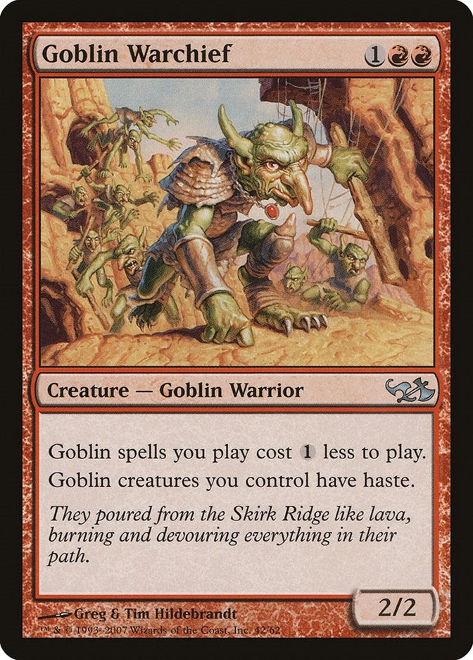 Goblin Warchief (42) [EVG] - MTG Single