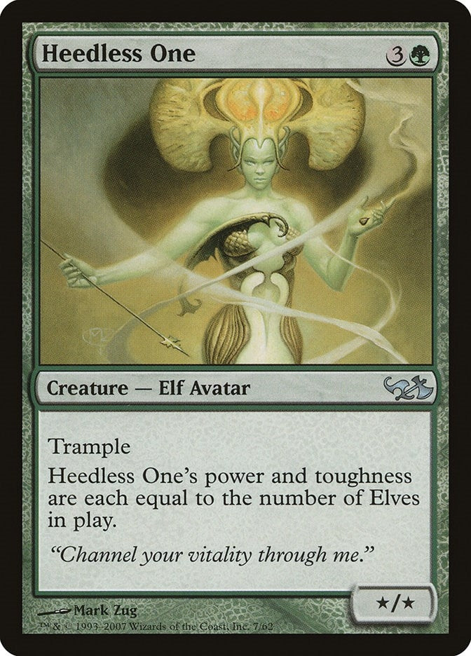 Heedless One (7) [EVG] - MTG Single
