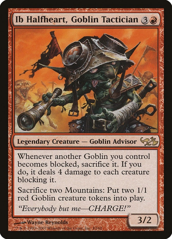 Ib Halfheart Goblin Tactician (43) [EVG] - MTG Single
